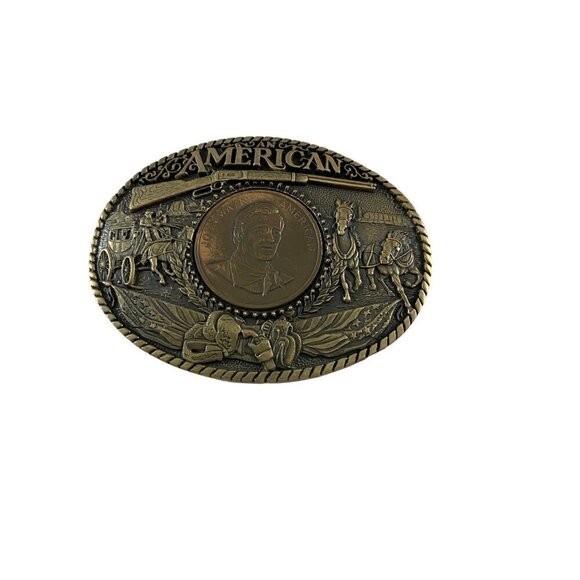Rainy Mountains Other - Rainy Mountains Design John Wayne American Belt Buckle American Regular Edition